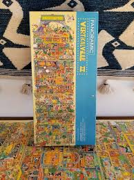 Available in two piece count. Vtg Verticalville Ii 700 Pc Panoramic Jigsaw Puzzle Springbok Hallmark Complete Springbok Jigsaw Puzzles Jigsaw Puzzle Storage