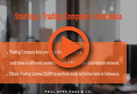 As a trader, your setups and your strategies are your products. Video Guide Starting A Trading Company In Indonesia