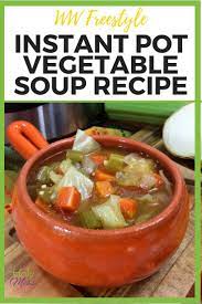 Ww Zero Point Vegetable Soup Recipe Recipe Vegetable Soup Recipes Weight Watcher Vegetable Soup Soup Recipes