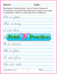 Check spelling or type a new query. 20 Simple Cursive Sentences Easy Grammar Worksheets Practice