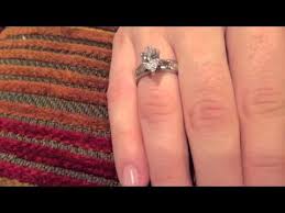 Cubic Zirconia Pear 1 5 Carat Engagement Ring 14k White Gold 14k Engagement Ring White Gold Rings 14k White Gold Ring