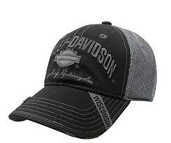 Harley Davidson Men S Baseball Cap H D Bar Shield Mesh Hat Black Bc51654 Harley Davidson Hats Hats For Men Harley Davidson Men