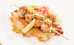 Brochettes De Noix De Saint Jacques Au Lard Fume Par Academie Du Gout Recette Alimentation Noix De Saint Jacques Lard Fume