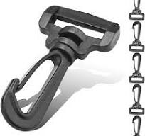 12PCS Plastic Snap Hook Swivel Clip, Plastic Rotary Webbing Hooks For  Shoulder Bag Strap Backpack Keychains Purse Clasp