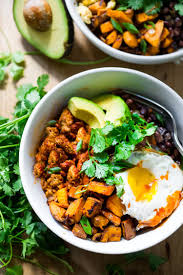 Top with a mixture of dried and fresh fruit. Mexican Breakfast Bowls Feasting At Home