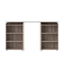 Tete De Lit 160 Cm Avec Best Rangement Imitation Chene Gris Lit 160 Tete De Lit But Rangement