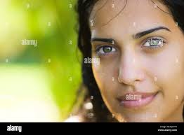 Hazel eyes woman close up hi-res stock photography and images