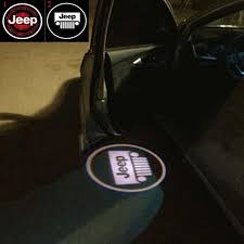 2pcs Wireless Car Door Logo Lights Laser Projector For Jeep Wrangler Renegade Grand Cherokee And Most Cars Jeep Wrangler Renegade Jeep Jeep Wrangler