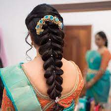 Jaw Droppingly Pretty Hairstyle Inspo From South Indian Brides Engagement Hairstyles Indian Wedding Hairstyles Bridal Hair Pieces