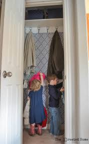 Small Hall Closet Makeover The Created Home