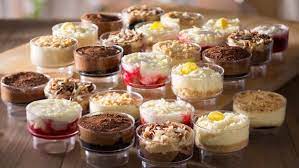 While 10 grams of saturated fat is on the higher side, it contains just 230 calories, 11 grams of sugar (the lowest of the dessert options), and 65 milligrams of sodium. Mini Desserts Exposed How Many Calories Inside