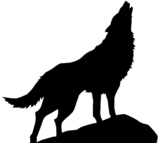 Wonderful World Of Wolves Alpha Wolf Wolf Silhouette Woodland Stencil Silhouette Stencil