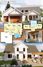 Plan 62741dj 3 Bed House Plan With Great Exterior Detailing In 2020 Craftsman House Plans House Blueprints Farmhouse Floor Plans