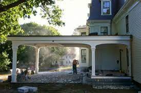 Adding A Porte Cochere Fine Homebuilding Carport Makeover Porte Cochere Carport Designs
