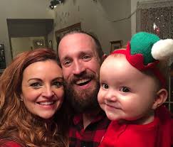 WWE Superstars Mike Bennett and his wife Maria Kanellis Bennett with their  eight-month-old daughter Freddie Moon Bennett