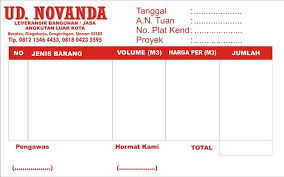 Kalau dilihat dari ukuran, nota laundry kebanyakan berukuran 1/4 folio (10,5 x 16 cm. Contoh Nota Fotocopy Word Modif D