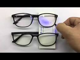 But if lenses are blue block, the opacity would be 95%, you would see a very thin blue light when the laser is pointed through your lenses. How To Test Blue Light Blocking Glasses Youtube
