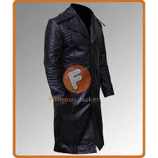 Al Pacino Carlito Brigante Carlito S Way Black Leather Trench Coat Movie Jackets Uk Leather Trench Coat Leather Jacket Men Long Trench Coat Mens