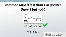 To find the sum of n terms of the geometric series, we use one of the formulas given below. The Sum Of The First N Terms Of A Geometric Sequence Video Lesson Transcript Study Com
