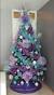 Purple Black Christmas White Christmas Tree Decorations