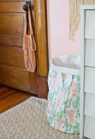 Then, fill the laundry basket with soil. Sew Your Own Fabric Laundry Basket A Beautiful Mess
