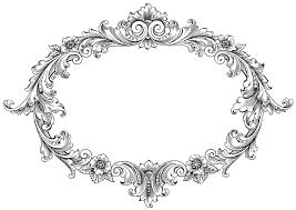 Oval Rug Clipart Black And White Vintage Clip Art Fancy Oval Frame The Graphics Fairy Clip Art Vintage Clip Art Borders Vintage Frames