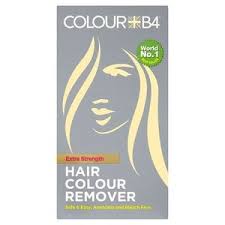 It is recommended that you read the instruction provided with the product before use. Colour B4 Hair Colour Remover Extra Strength Hair Superdrug