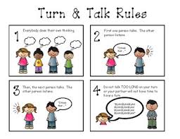 turn and talk rules anchor chart visual