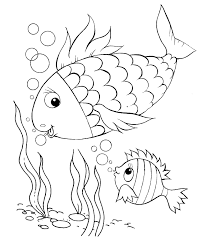 You could also print the picture using. Online Coloring Pages The Coloring Fishes In The Water Fish