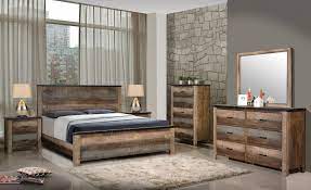 Wood species along with the combination of colors and shades will vary even in the same piece. Kalen Rustic Wood Bedroom Furniture