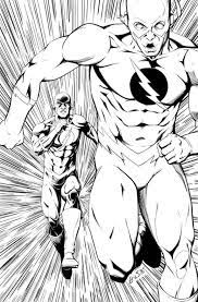 Flash is surrounded by an invisible aura of the speed force that… The Flash Vs The Reverse Flash Coloring Pages Reverse Flash The Flash Flash Vs