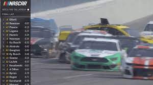 The national association for stock car auto racing (nascar) is the sanctioning body for the nascar cup series, the xfinity series and the gander rv & outdoors truck series. The Race Ending Nascar Caution In Talladega Was Not For The Mighty Last Lap Wreck It Was For Rubble Newsbeezer