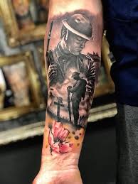 Maybe you would like to learn more about one of these? Soldier Remembrance Tattoo Artist Symeon Http Www Internationalartistsagency Co Uk Iaatatto Military Tattoos Military Sleeve Tattoo Soldier Tattoo