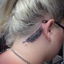 Feather Tattoo Behind The Ear Ink Youqueen Girly Tattoos Tattoo Behind The Ear Tattoos Feather Tattoo Behind Ear