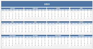 As always, i try to keep it as simple as possible so that even excel laymen can use it. Free Full Year Calendar For 2021 Excel Template