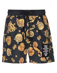 Versace greek logo swimshort black & gold. Shorts Pour Hommes Versace Shoppez Les Jusqu A 73 Stylight