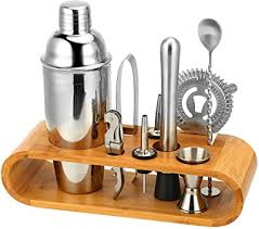 Ec21 is the largest global b2b marketplace. High Quality Cocktail Shaker Set Cocktail Mixer Set 10 Piece Made Of Stainless Steel With Bamboo
