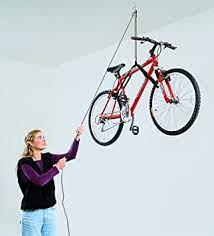 Even for people who have garages, stored bicycles can still get in the way. Amazon Com Harken Bike Overhead Garage Storage Hoist Self Leveling Safe Anti Drop System Easy One Person Operation Smart Garage Organization Automotive