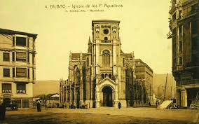 Iglesia De Los P P Agustinos O San Jose De La Montana Actualmente Tiene Torre Y Detras Veriamos El Guggemhein Torre De I Fotos De Bilbao Bilbao Pais Vasco