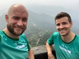 Our Regional Sales Manager Simon Steiner and Head of Sales Export Gopal  Kallakuri together with Mia Seldée and Marjo Jännes-Malm from our partner  @fysioline