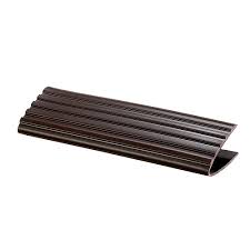 Indoor use, 70 colors, 13 profiles on sale now, 10% off regular price. Brown Vinyl Drop Overlap Nose Stair Edge Fv4020brn60r Rona