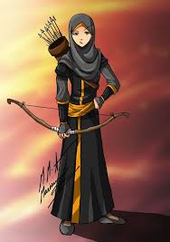 Love my muslimah froscaj wattpad. 14 Tomboy Anime Wanita Berhijab Keren Terbagus Lingkar Png