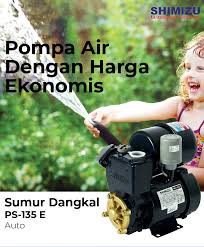 Daya hisap yang mampu dioptimalkan maximum 9 meter. Ps 135 E Shimizu