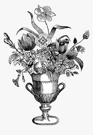 Maybe you would like to learn more about one of these? Transparent Flower Vase Png Vase And Flowers Clipart Png Black And White Png Download Kindpng