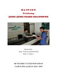 Cv adalah salah satu jenis usaha yang dikelola. Kliping Usaha Kelompok Wulan