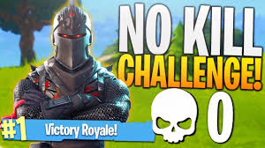 I won a game of fortnite with 0 kills!! The No Kill Challenge Hard Ps4 Fortnite 0 Kill Challenge Game Youtube