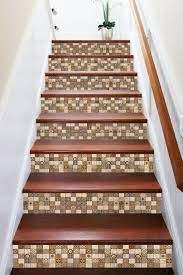 Custom Stair Mural Stairs Tiles Design Modern Staircase Stair Decor