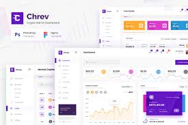 Download Crypto Admin Dashboard Ui Figma Psd Template In Ux Ui Kits On Yellow Images Creative Store Yellowimages Mockups