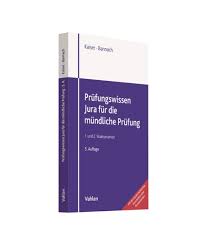 Zum werk das vorliegende buch begleitet die gezielte vorbereitung auf den strafrechtlichen aktenvortrag mit empfehlungen und hinweisen. Kaiser Bannach Prufungswissen Jura Fur Die Mundliche Prufung 1 Und 2 Staatsexamen 5 Auflage 2021 Jurcase Shop