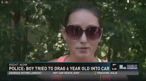 Young boy tries to lure younger boy into vehicle